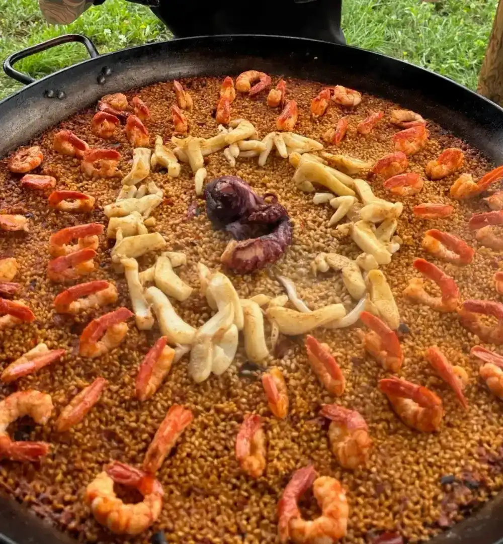 Catering arroz sepia gambas pulpo Sabadell